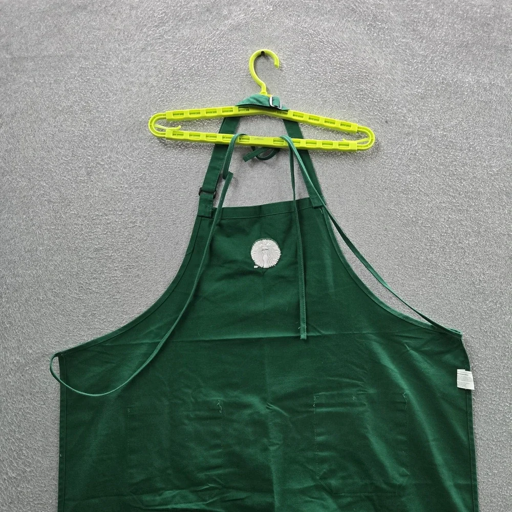 Starbucks Men Apron Green Embroidered Logo‎ Workwear
